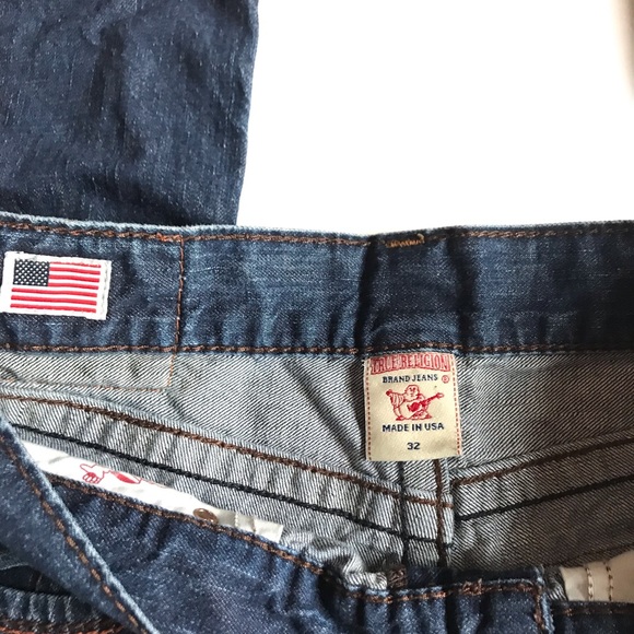 SOLD❌ True Religion- Ricky Big T - Men’s 32x32 - Picture 4 of 8